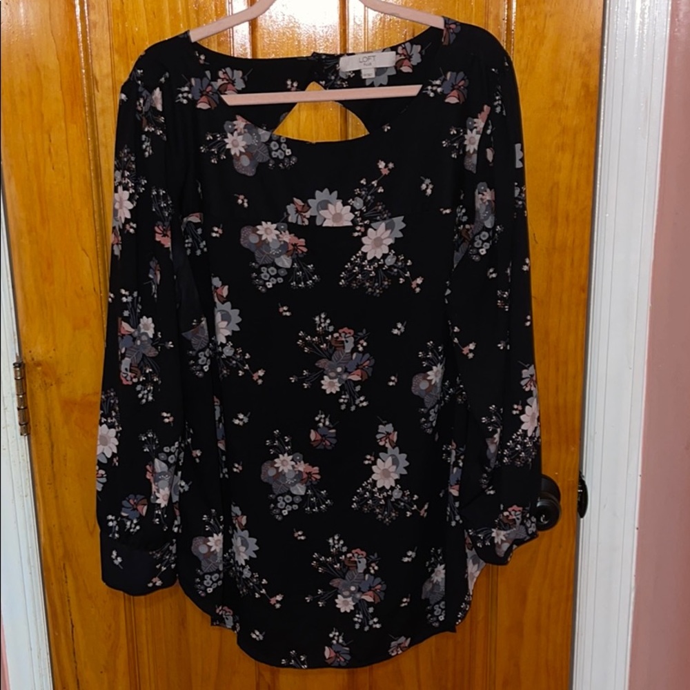 LOFT Floral Patterned Blouse